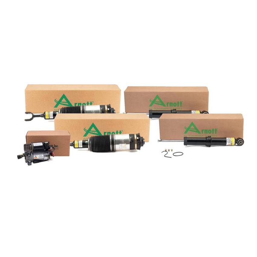 Audi Suspension Strut and Shock Absorber Assembly Kit - Front and Rear (Generation II) 4Z7616051D - Arnott 3999011KIT